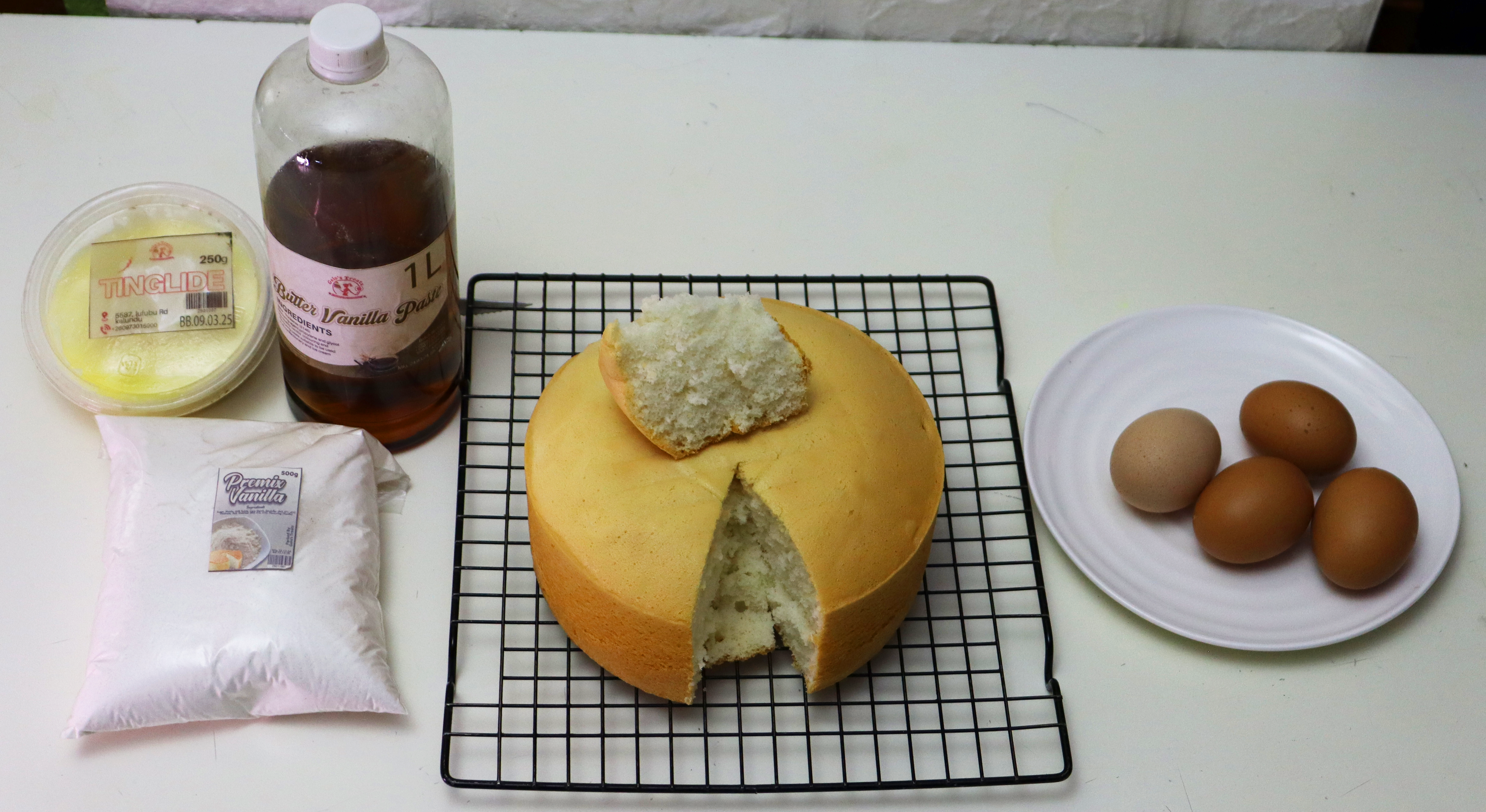 How to Bake a cake using Gelos Premix.